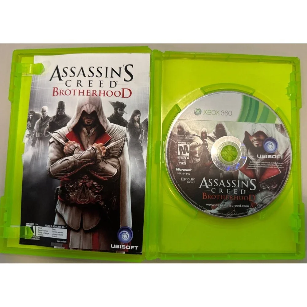 Assassin’s Creed Brotherhood Xbox 360 CIB Complete Tested Working